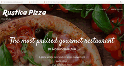 Desktop Screenshot of myrusticapizza.com